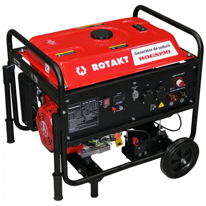 Generator De Curent Cu Sudură 190 A, Rotakt ROGS190, 3.9 KW, Consum 3,12 l/h, Autonomie 8 ore [4]