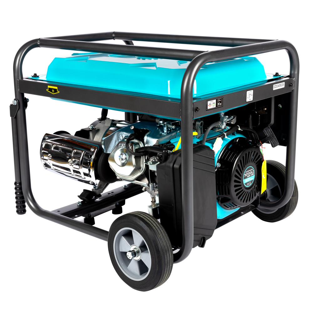 Generator Detoolz 5.5kW 2P230 B4T pornire electrica 25L cu roti G02 [18]