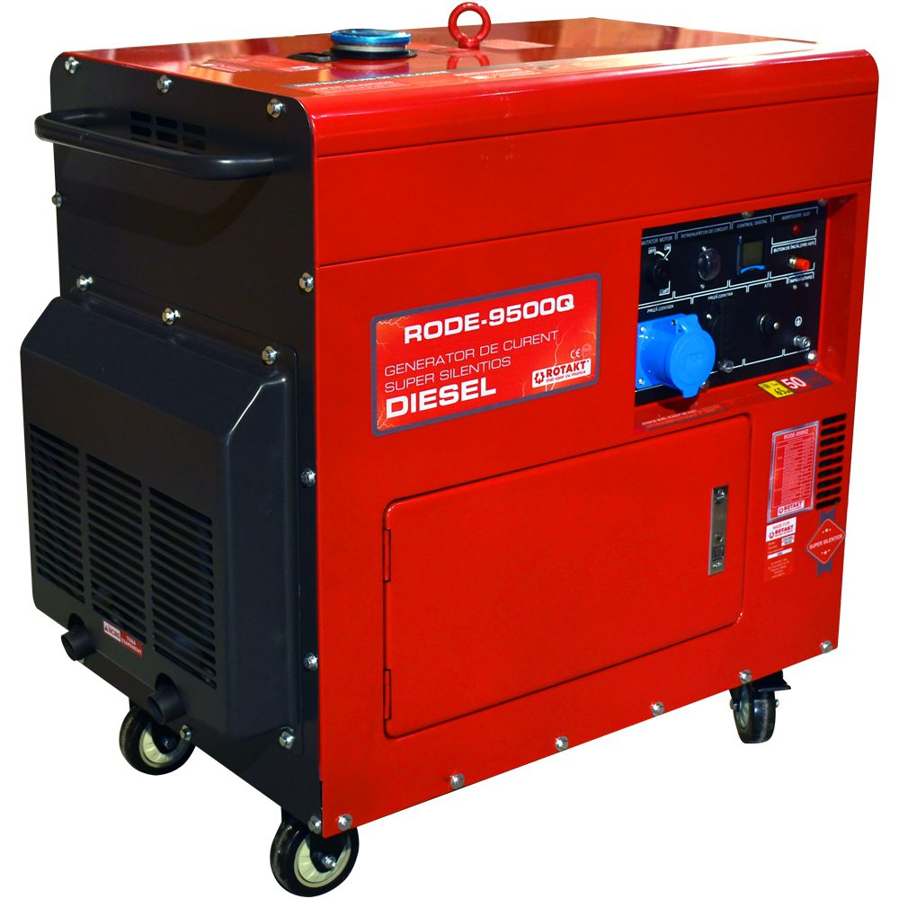 Generator DIESEL Rotakt RODE9500QT, Trifazat, AVR, Pornire electrica [1]