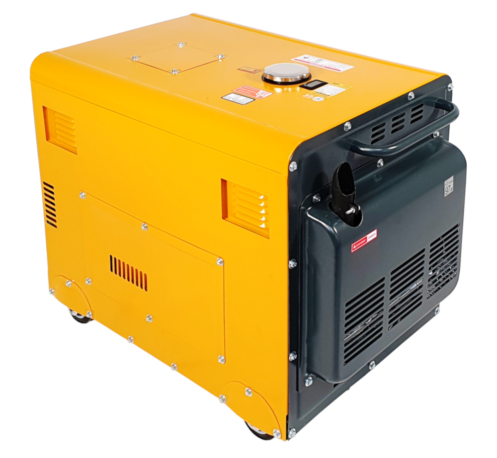 Generator insonorizat Stager DG 5500S+ATS, 5kVA, monofazat, diesel, 3000rpm, pornire electrica, automatizare [3]