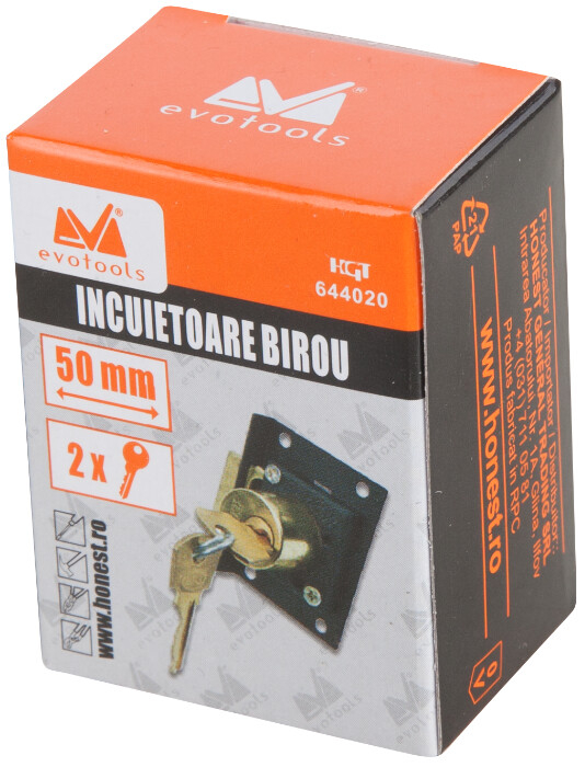 Incuietoare Birou - Diametru butuc 22 mm Adancime butuc 21 mm [2]