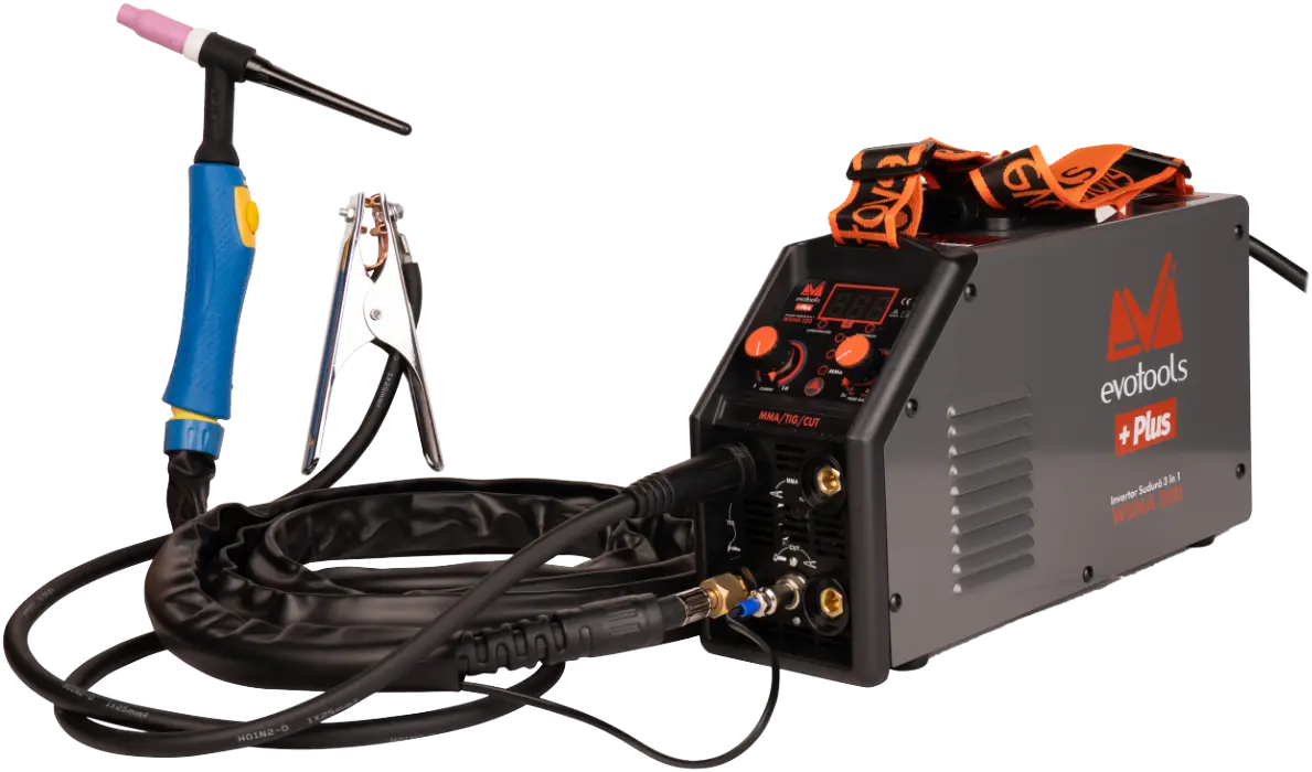 Invertor Sudura 3 in 1 cu Afisaj LED MMA/TIG/CUT WSMA200 EvoTools +Plus [5]