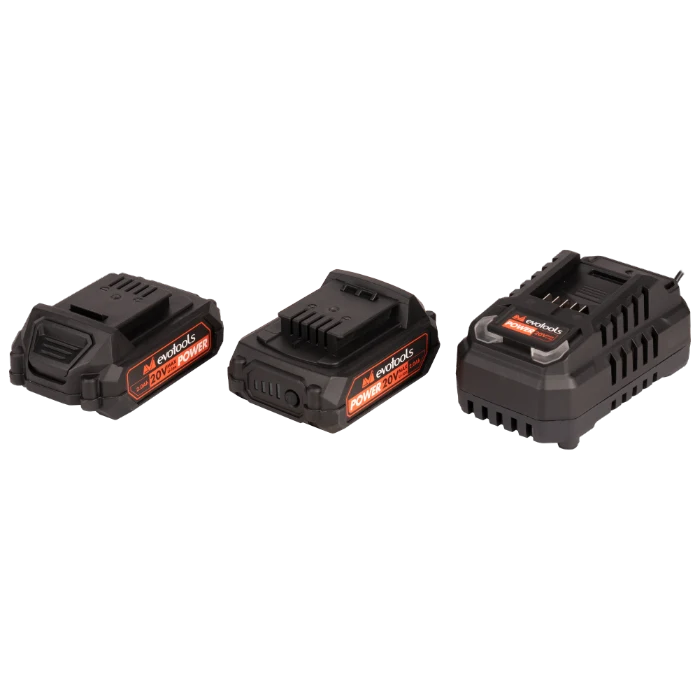 Kit Masina de Insurubat cu Percutie Brushless cu 2 Acumulatori si Accesorii Max 20V POWER Evotools [2]