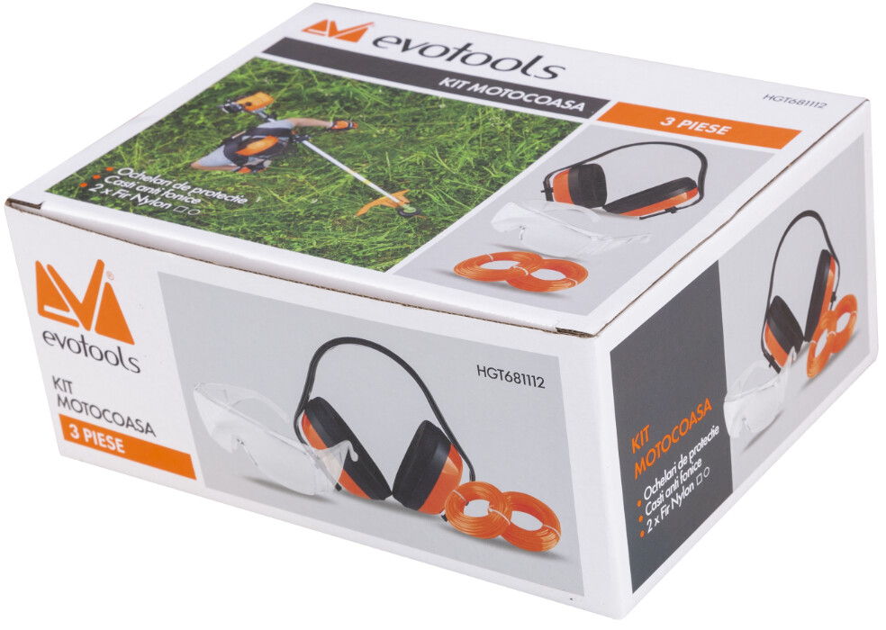 Kit Motocoasa 1 / Ochelari, Casti de Protectie, 2 Role Fir Nailon [2]