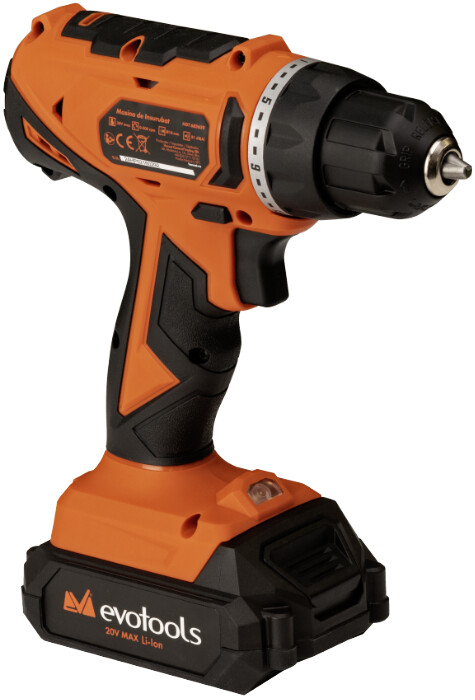 Kit Promo Masina de Gaurit si Insurubat si Polizor Unghiular cu 2 Acumulatori si Incarcator MAX 20V POWER Evotools [3]