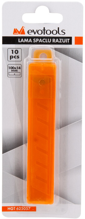 Lama Spaclu Razuit 10 Pcs - Lungime 100 mm Latime 14 mm Grosime 0.4 mm [2]