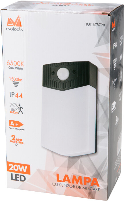 Lampa Led cu Senzor de Miscare - Putere lampa 20 W [2]
