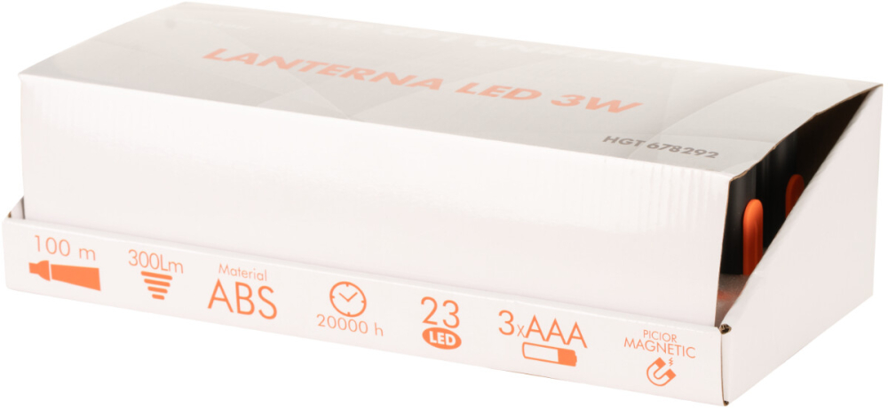 Lanterna 23 Leduri Portabila cu Picior Magnetic si Carlig 2 Moduri [3]