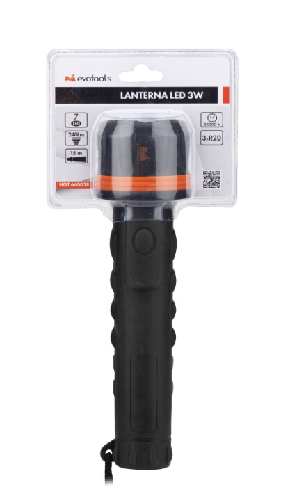 Lanterna cu Protectie Cauciuc si Leduri - Nr. LED-uri 3 [4]