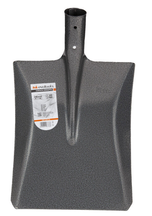 Lopata Dreapta Gri Carbon - Lungime lopata 300 mm Latime lopata 240 mm [2]