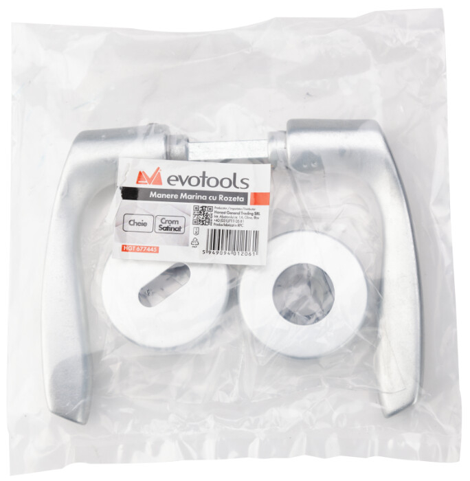 Manere Marina cu Rozeta - Culoare Crom Satinat [13]