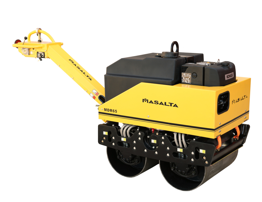 Masalta MDR65L cilindru dublu vibrocompactor, 7.5kW, Kohler KD15-440, diesel [2]
