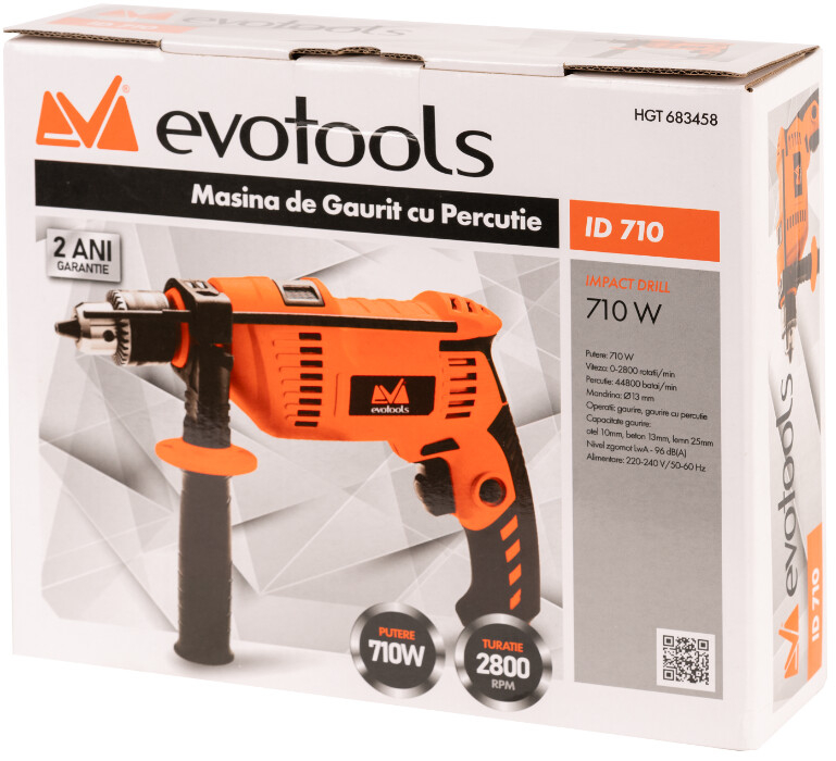 Masina de Gaurit cu Percutie ID710 Evotools [2]
