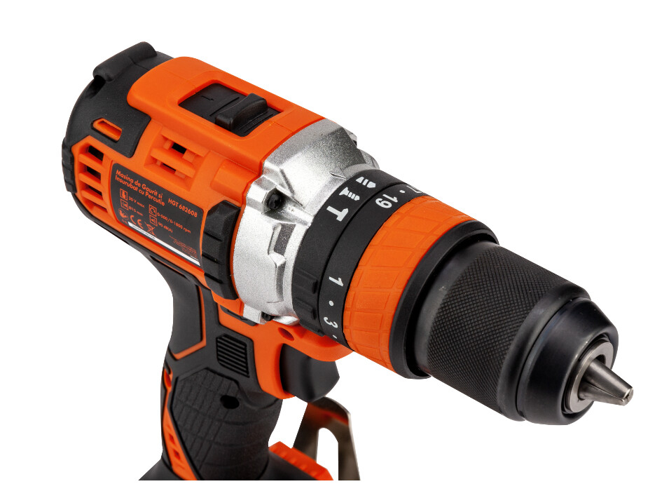 Masina de Gaurit si Insurubat Brushless cu Percutie cu 2 Acumulatori si Incarcator MAX 20V POWER Evotools [4]