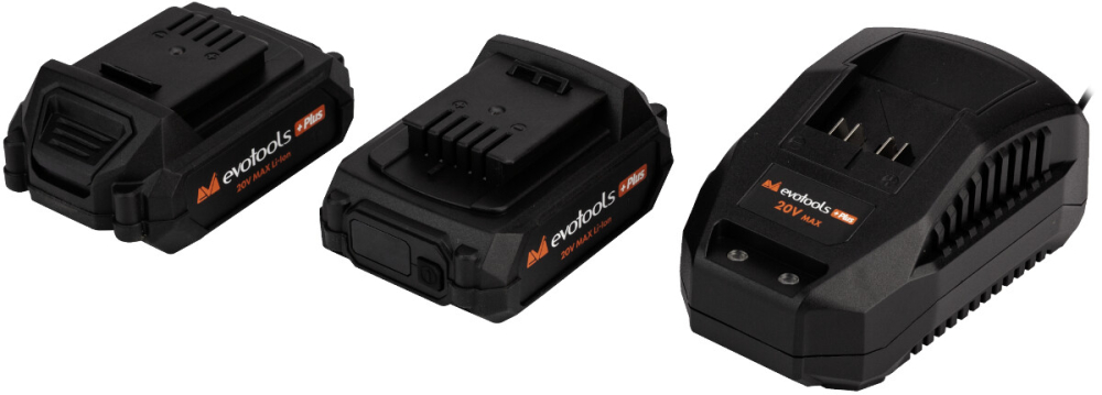 Masina de Gaurit si Insurubat Brushless cu Percutie cu 2 Acumulatori si Incarcator MAX 20V POWER EvoTools +Plus [4]