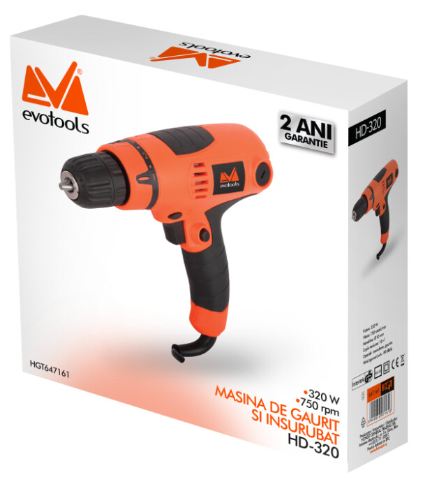 Masina de Gaurit si Insurubat HD 320 EPTO - Putere masina 320 W [2]