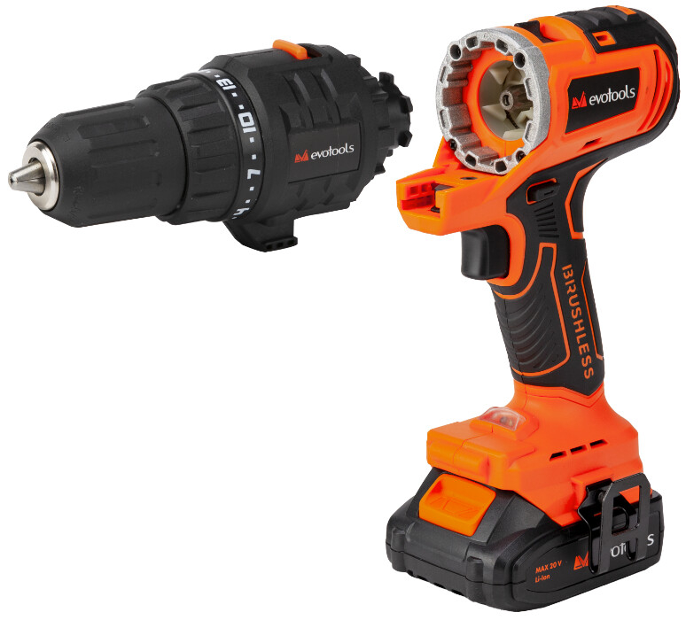 Masina de Insurubat MT20 Multifunctionala Brushless 3 Capete 2 Acumulatori si Incarcator MAX 20V ONE EvoTools [9]