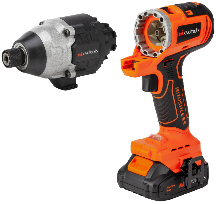 Masina de Insurubat MT20 Multifunctionala Brushless 3 Capete 2 Acumulatori si Incarcator MAX 20V ONE EvoTools [2]