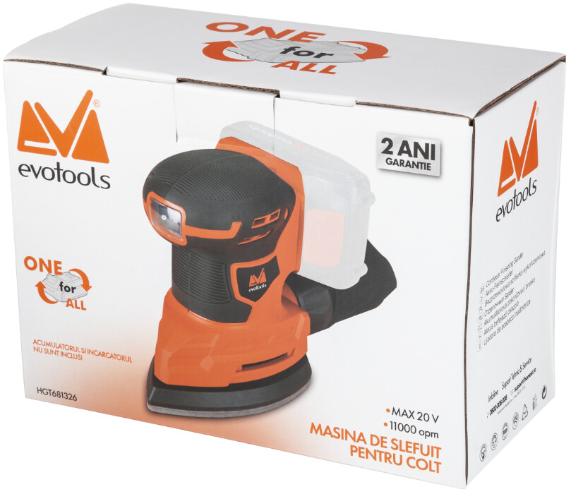 Masina de Slefuit Colturi fara Acumulator si Incarcator MAX 20V One EvoTools - Diametru Disc 125 mm Diametru 125 mm [2]