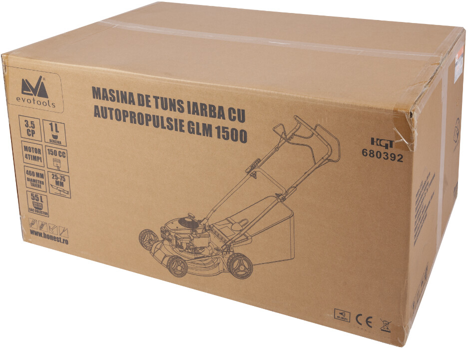 Masina de Tuns Iarba cu Autopropulsie si Mulcire GLM1500 EvoTools [2]