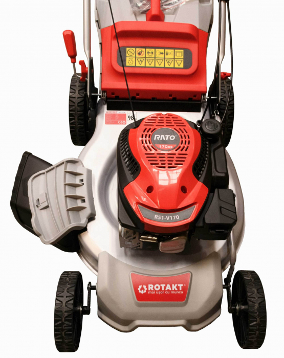 Maşină De Tuns Iarba Rotakt R51-V170, Lăţime De Lucru 508mm, Motor 170cc, Euro 5 [5]