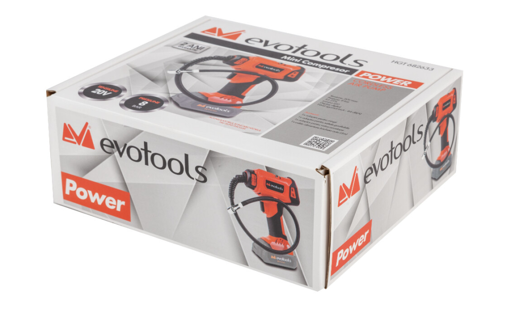 Mini Compresor de Mana fara Acumulator si Incarcator MAX 20V POWER Evotools [2]