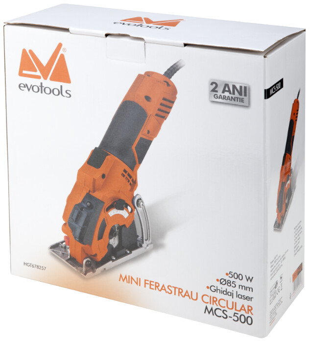 Mini Ferastrau Circular MCS 500 EPTO - Putere mini 500 W Diametru disc 85 mm [2]