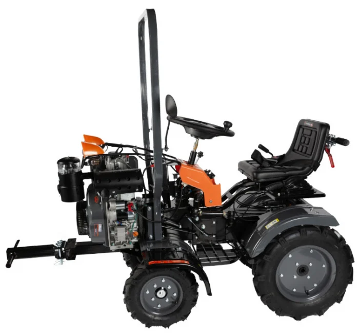 Minitractor Ride-On 4x4 R1200 Evotools PLUS Motor Diesel KAMA Pornire Electrica si Remorca Evotools TTS500 - Tip Motocultor [2]