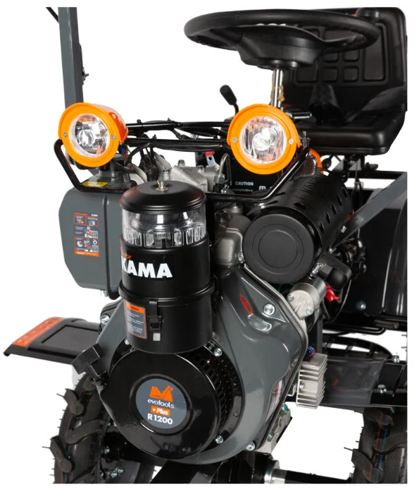 Minitractor Ride-On 4x4 R1200 Evotools PLUS Motor Diesel KAMA Pornire Electrica si Remorca Evotools TTS500 - Tip Motocultor [3]