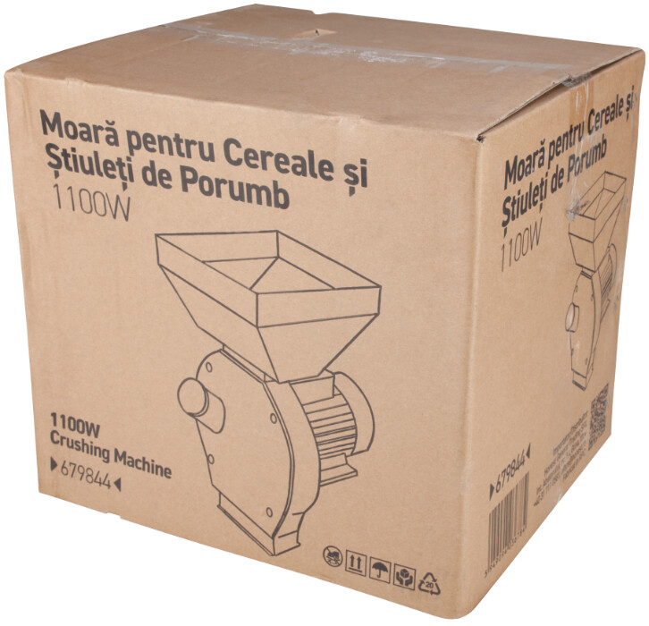 Moara Electrica pentru Cereale si Stuleti de Porumb 1100W EvoTools [2]