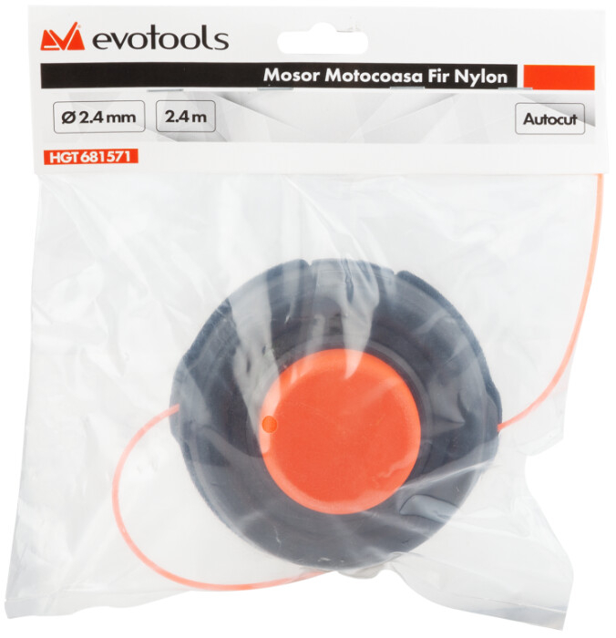 Mosor Motocoasa Fir Nylon cu Autocut 1162 / G[mm]: 2.4; L[m]: 2.4 - Grosime 2.4 mm Lungime 2.4 m Marime 10x1.25 [3]