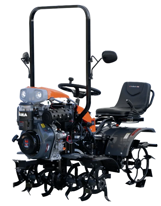 Motocultor Ride-On (Minitractor) 4x4 R1200 Evotools PLUS Motor Diesel KAMA Pornire Electrica - Putere 12 cp [11]