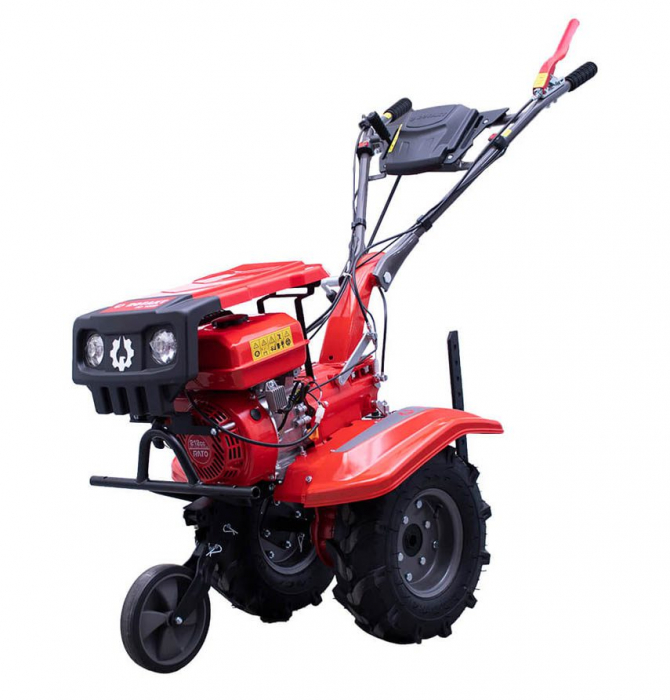 Motocultor RO100R cu Capotă și faruri 7CP, Benzină, Lățime de lucru între 560 și 1050 mm [2]