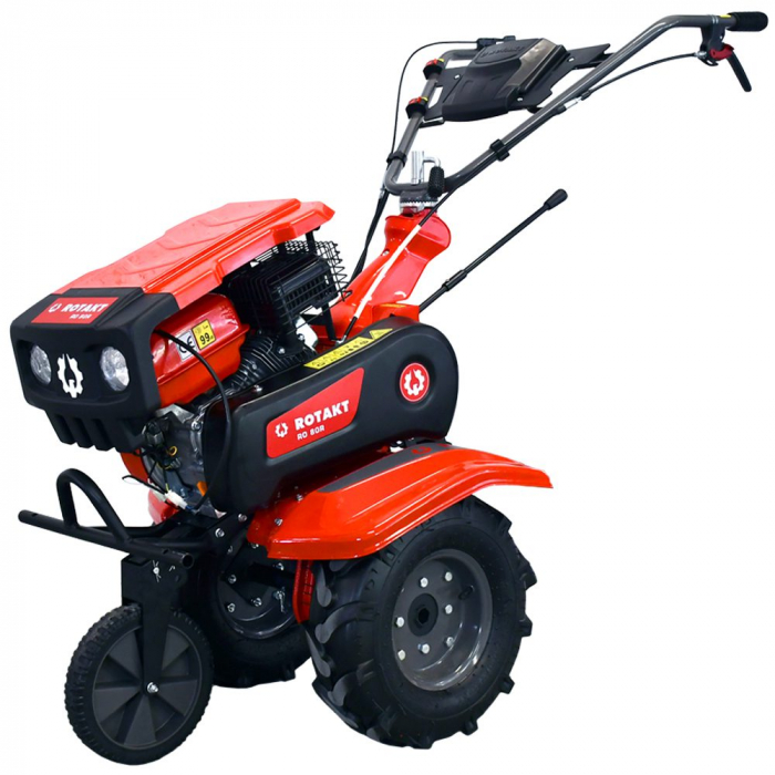 Motocultor Rotakt Cerber RO80R cu capotă, 7 CP, benzină, Lățime de lucru 560-830 mm [1]