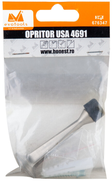 Opritor de Usa 4691 - Inaltime opritor 73 mm Diametru opritor 25 mm Culoare opritor Nichel Periat [2]