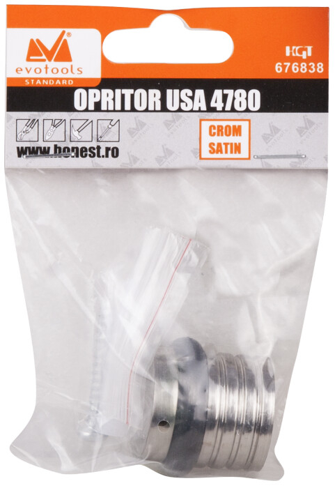Opritor de Usa 4780 - Diametru opritor 35 mm Inaltime opritor 31 mm Culoare opritor Nichel Periat [2]