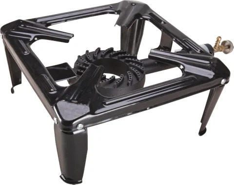 Pachet Ceaun din fonta emailata 7.2 Litri + arzator 4 kw [6]