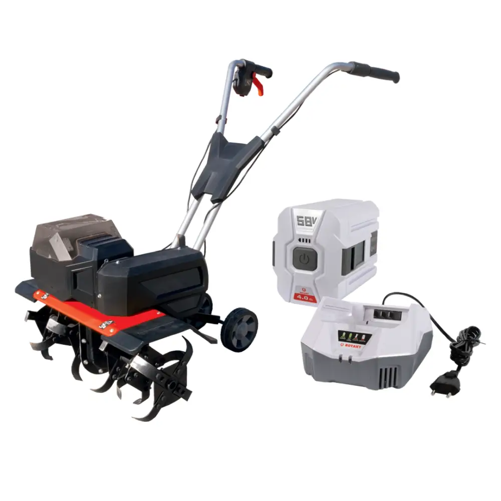 Pachet Motocultor Rotakt Pulsar RO40 cu 1 acumulator de 4Ah și stație de încărcare [2]