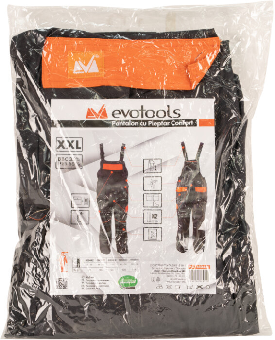 Pantalon Confort cu Pieptar [2]