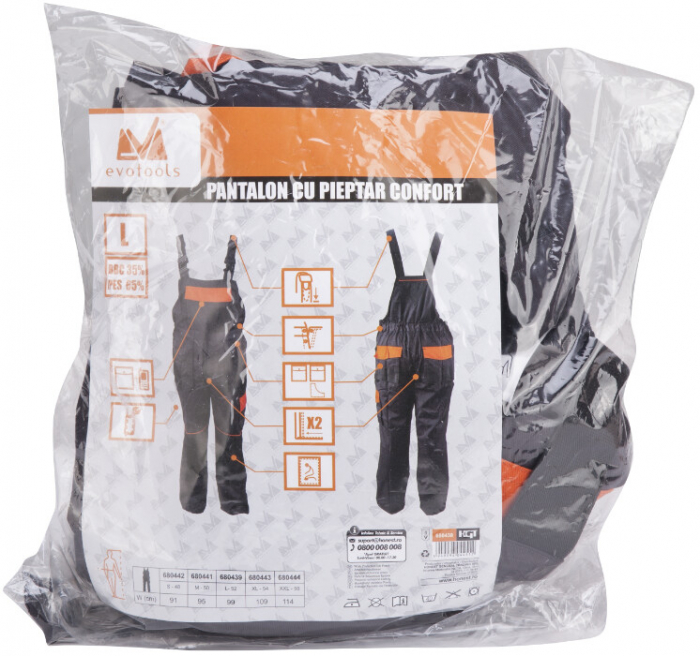Pantalon cu Pieptar Confort [2]