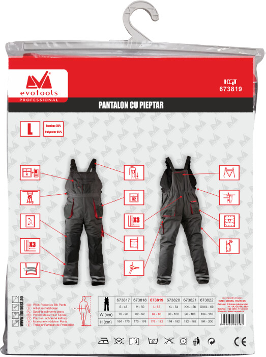 Pantalon EvoTools cu Pieptar [5]