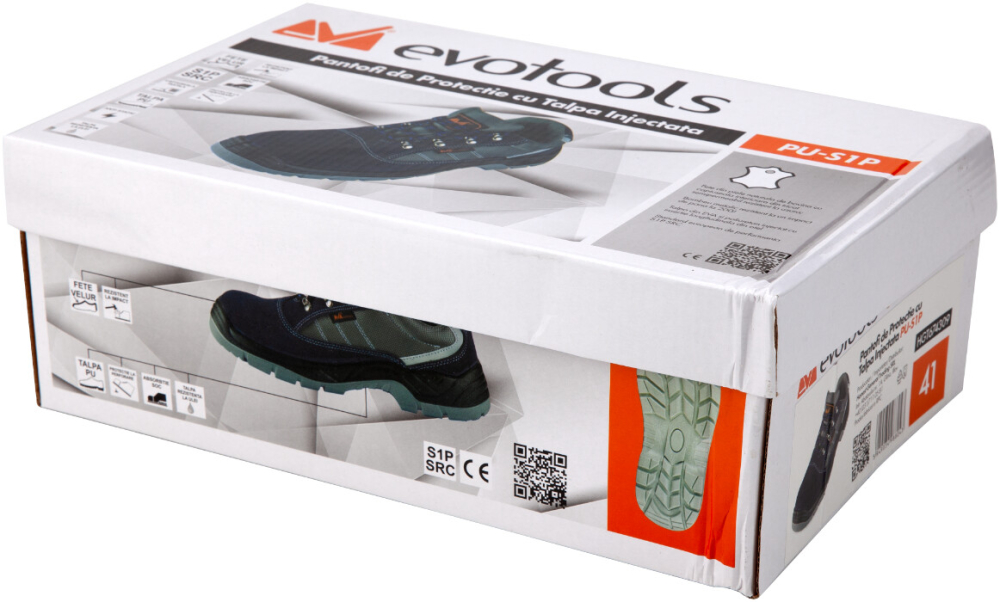 Pantofi Protectie Talpa Injectata PU Piele Intoarsa [18]