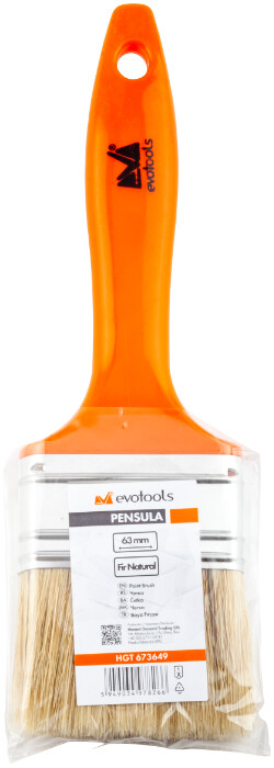 Pensula Maner Plastic Orange [8]