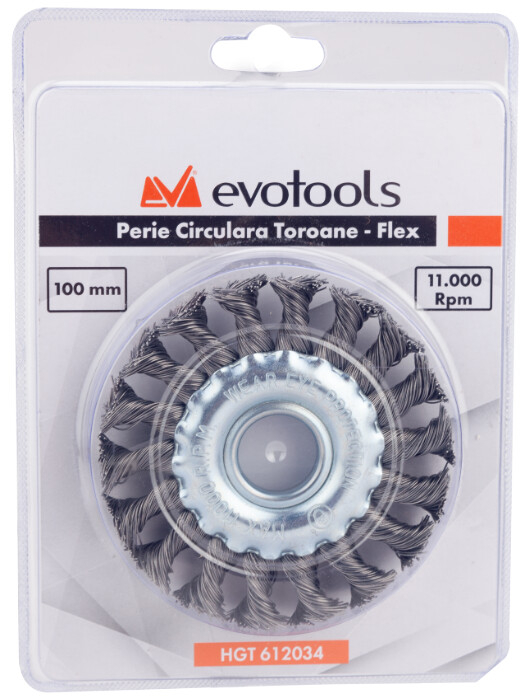 Perie Circulara Toroane polizor Unghiular - Flex - Diametru exterior 100 mm [2]
