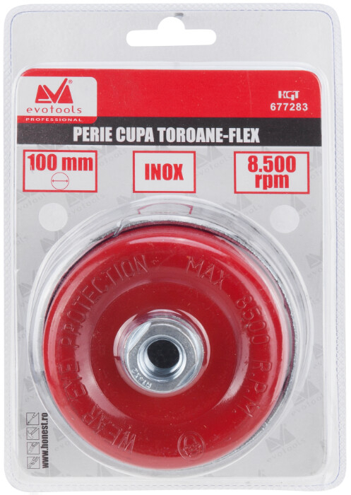 Perie Cupa Toroane Flex - Polizor Unghiular pentru Inox [2]