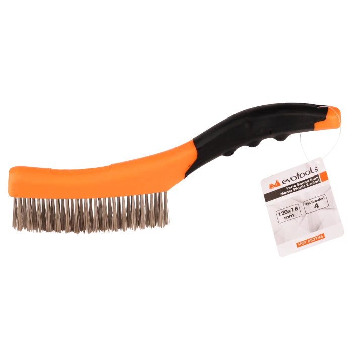 Perie Sarma Inox Maner Plastic 2 culori [2]