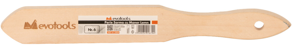 Perie Sarma Maner Lemn - Lungime 140 mm Latime 40 mm Nr. randuri 6 [2]