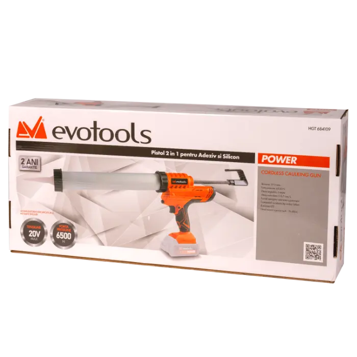 Pistol Adeziv/Silicon 2 in 1 fara Acumulator si Incarcator MAX 20V POWER EvoTools [2]