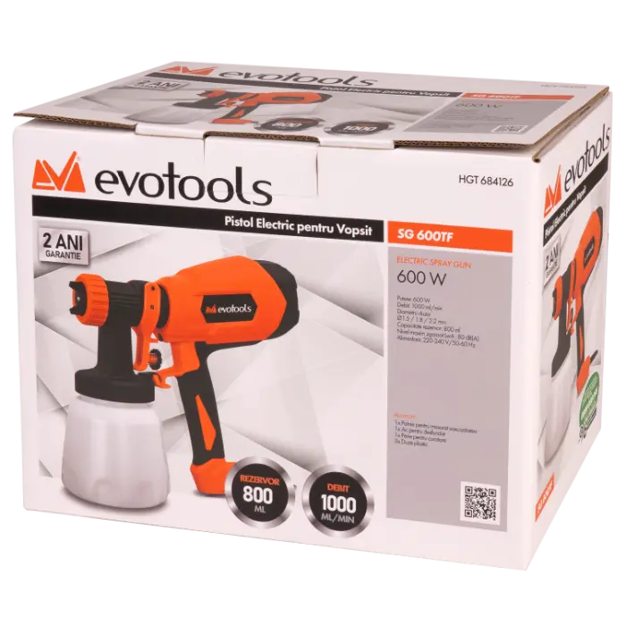 Pistol Electric pentru Vopsit SG600 EvoTools [2]