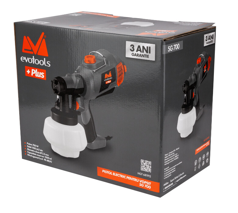 Pistol Electric pentru Vopsit SG700 EvoTools +Plus [2]